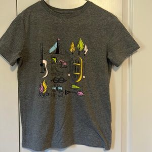 Cat & Jack camper camping tee short 12-14